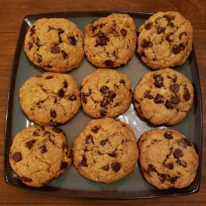 Dark Chocolate Chip Cookies