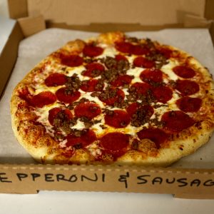 Pepperoni and Mushrooms 14”