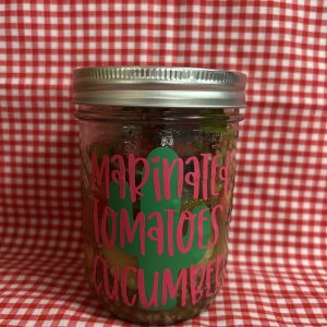 Marinated Tomatoes and Cucumbers